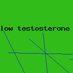 low testosterone man